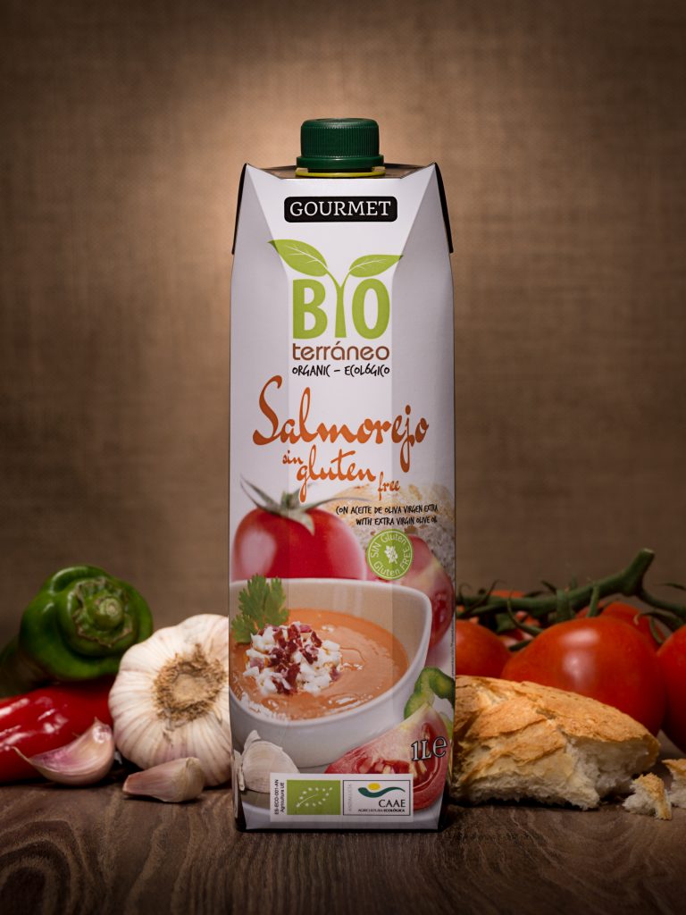 Salmorejo sin gluten de El Camaleón Verde Salmorejo sin gluten de El Camaleón Verde