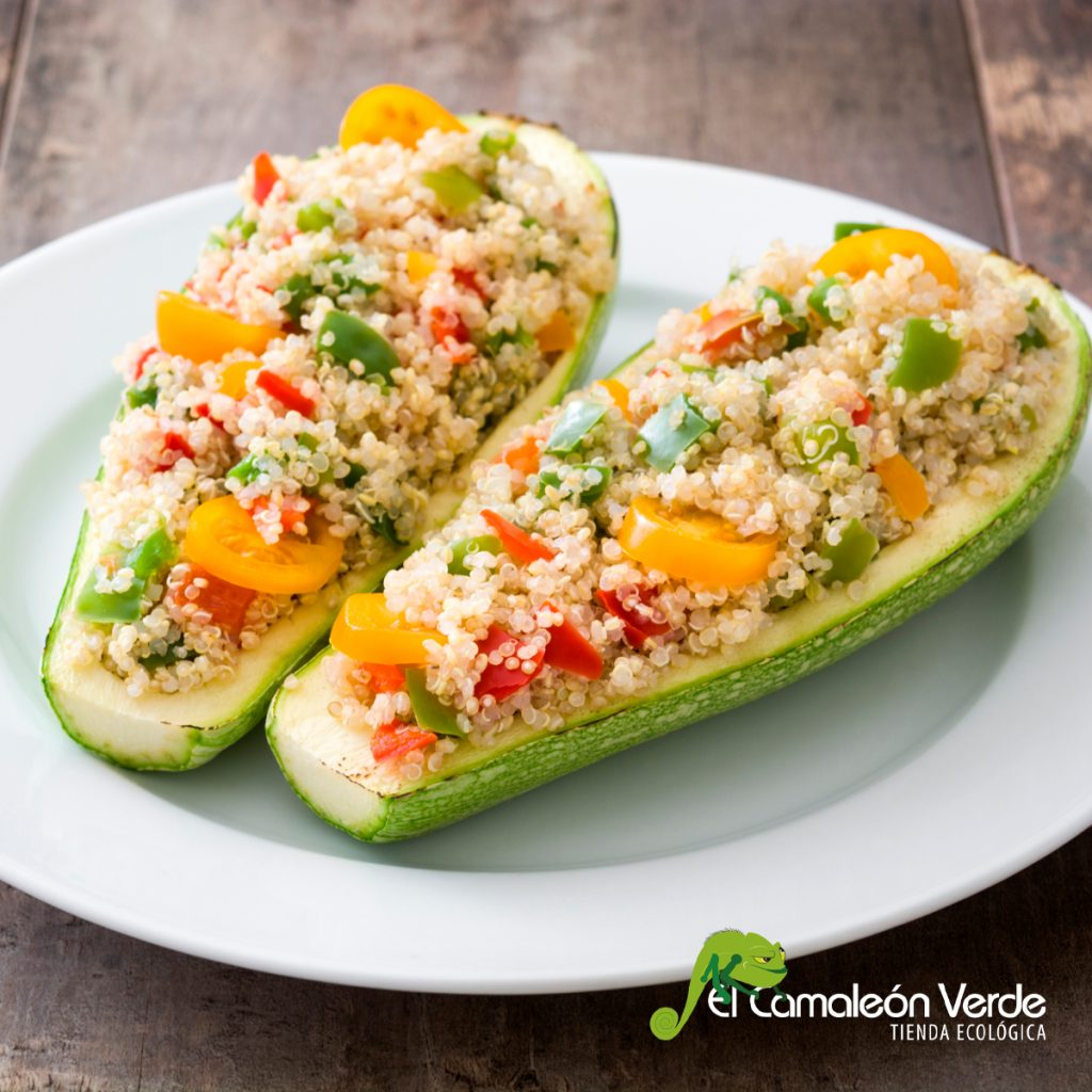 Calabacines rellenos de verduras Calabacines rellenos de verduras